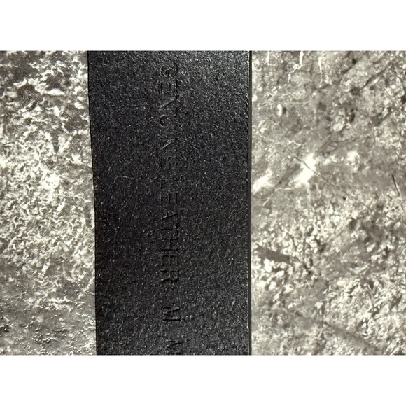 Vintage Chicos Chunky Metal Silver Tone Belt Womens M Leather Art To Wear Boho - Picture 6 of 8